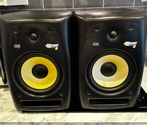 Krk Rokit Rpg Active Studio Monitors Pair Picclick Uk