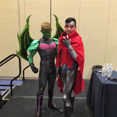 Hulkling And Wiccan Cosplay