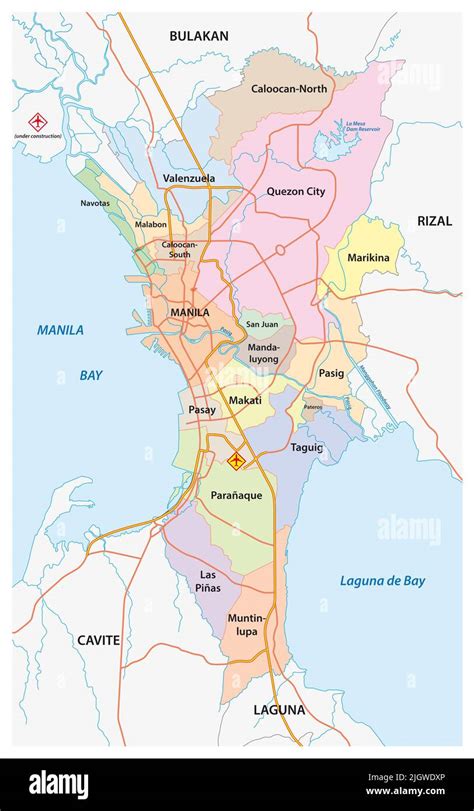 Manila Map Cut Out Stock Images And Pictures Alamy