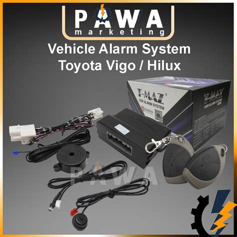 Pawa Votec Vehicle Alarm System Original Type Socket Plug And Play