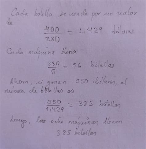 Solved Una compañia dispone de 5 maquinas de refrescos que Ilenan 280