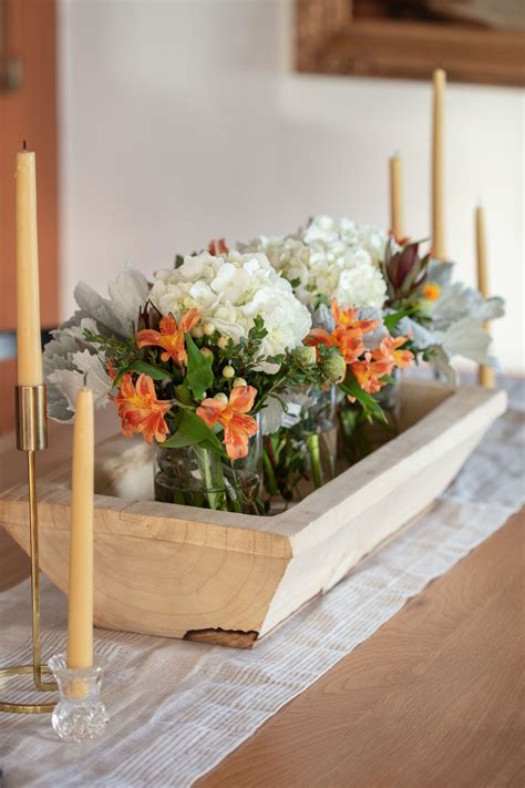 Autumn Centerpiece Candle Arrangements Fall Candle Centerpiece