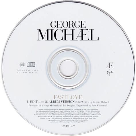 Fastlove (edit) / fastlove (album version) de George Michael, CDS chez londonbus - Ref:119960221