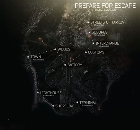 Escape From Tarkov Factory Loot Map - Maps For You