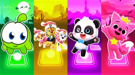 Om Nom Paw Patrol BabyBus Pinkfong Tiles Hop EDM Rush YouTube