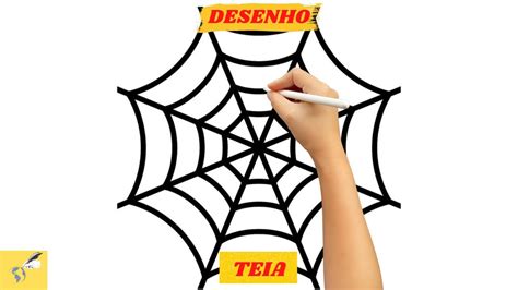 COMO DESENHAR UMA TEIA DE ARANHA DE FORMA SIMPLES FACIL E RAPIDO