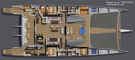 deck renderin boat design net