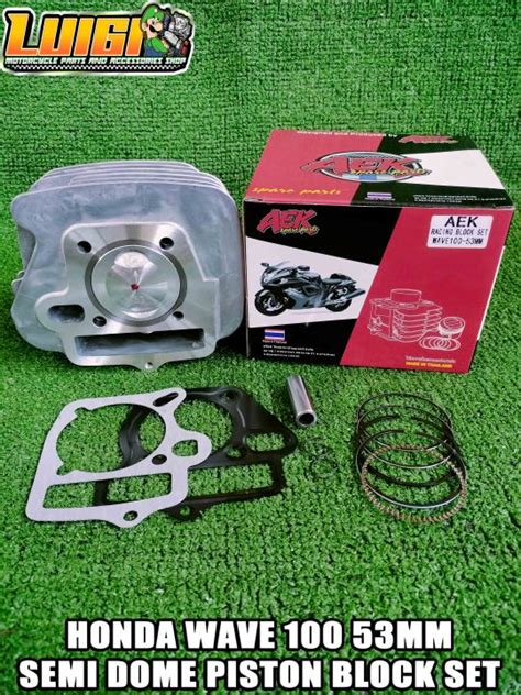 AEK HONDA WAVE 100 53MM CYLINDER BLOCK SET Lazada PH