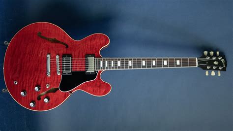 Gibson Es Figured Cherry Guitars Electric Semi Hollow Body