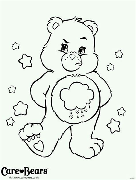 Pin By Care Bears World On Care Bear Grumpy Bear Bear Coloring