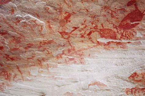 Parque Nacional Da Serra Da Capivara Pinturas Rupestres No Brasil