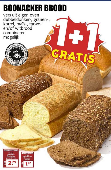 Boonacker Brood Aanbieding Bij Mcd Supermarkt Folders Nl