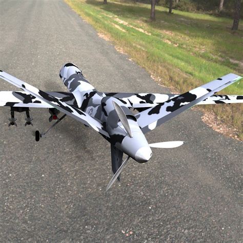 Raptor Unmanned Drone Ds And Obj Format D Model Cgtrader