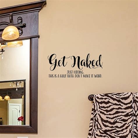 Get Naked Decal Etsy