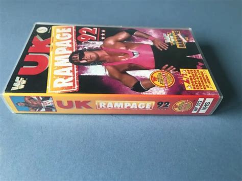 Wwf Uk Rampage 1992 Vhs 1992 For Sale Online Ebay