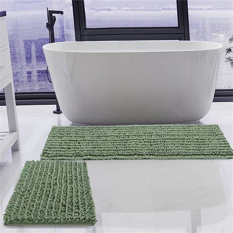 Sage Green Bath Rug Set