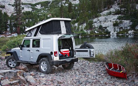 Jeep Wrangler Tent Camping