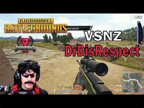 DR DISRESPECT AND VSNZ DUO 20 KILLS WIN On PUBG 2 6 2018 YouTube