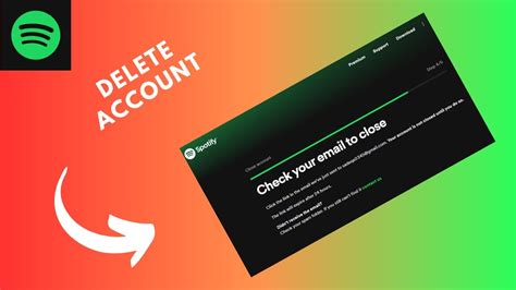 How To Delete Spotify Account YouTube