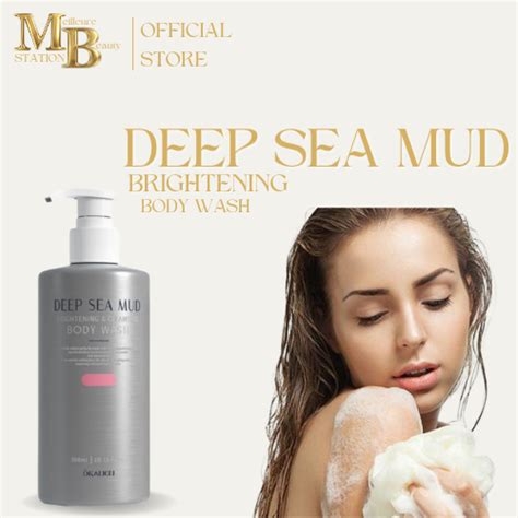 Original Deep Sea Mud Body Wash Korean Vulcanic Mud Whitening Shower