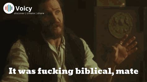 Peaky Blinders Quote It Was F Cking Biblical Mate Alfie Solomons