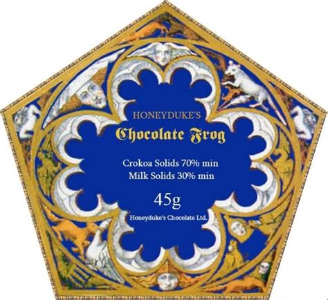 Printable Chocolate Frog Cards