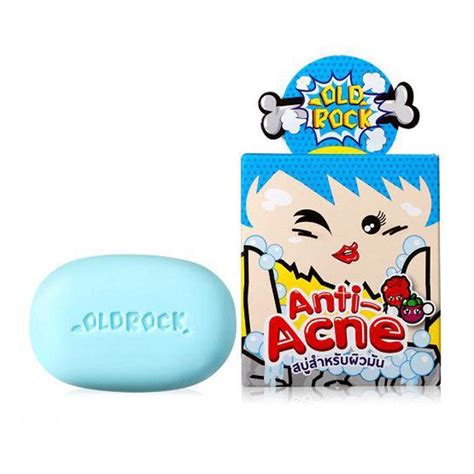 Old Rock Anti Acne Bar Soap For Oily Skin 40g Lmching Group Limited