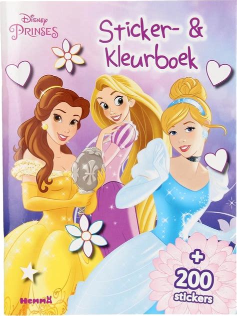 Boek Kleurboek Disney Prinsessen Met Stickers Bol