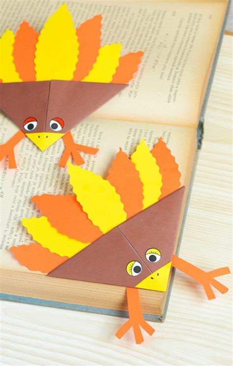 Turkey Corner Bookmarks Easy Peasy And Fun