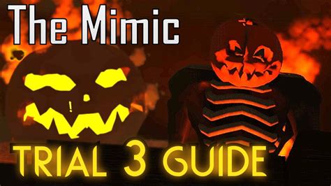 How To Beat Halloween Trial 3 In The Mimic Guide Roblox YouTube