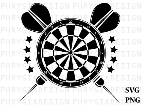 Darts Svg Png Dartboard Svg Dart Game Svg Dart Svg Etsy