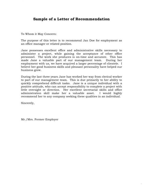 Reference Letter For Employment 9 Examples Format How To Write Pdf