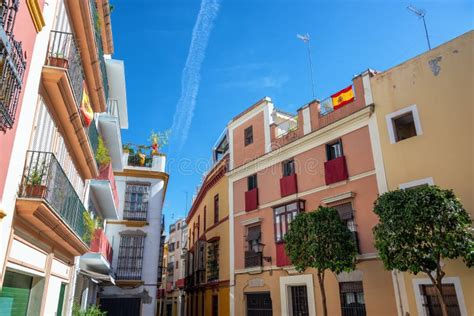 Residential Neighborhood In Seville Spain Stock Photo Image Of