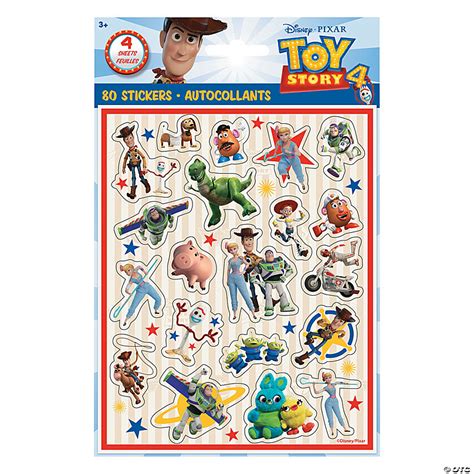 Disney Pixar Toy Story 4™ Stickers - 4 Pc. | Oriental Trading