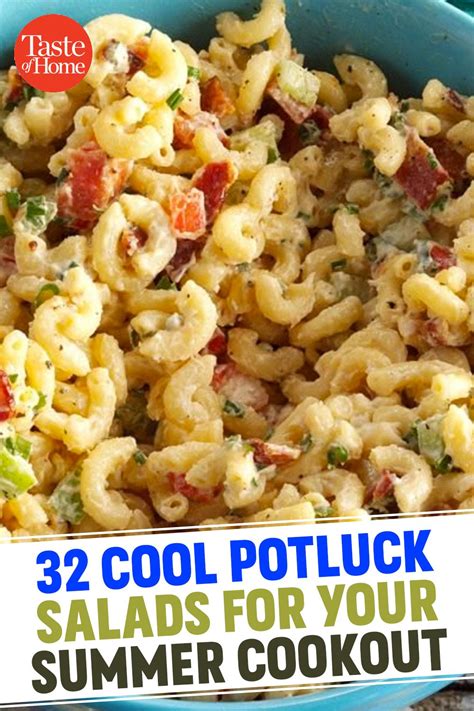 32 Cool Potluck Salads for Your Summer Cookout Cold Dishes For Potluck ...