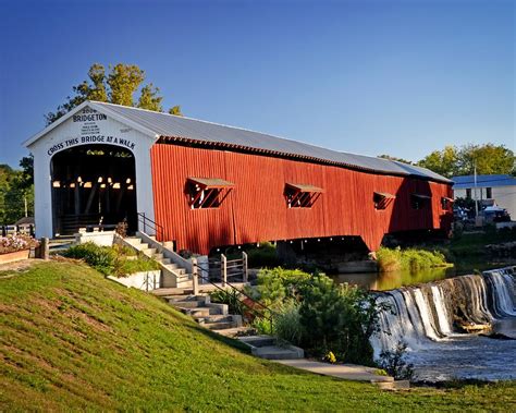 Bridgeton Covered Bridge 3 Photograph by Marty Koch - Pixels