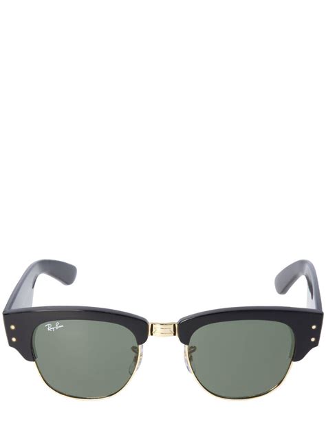 Ray Ban Mega Clubmaster Acetate Sunglasses In Grey Lyst Uk