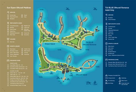 TUI BLUE Olhuveli Romance Lage Kontakt Resortmap