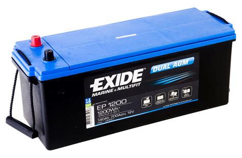 Exide Marin Dual AGM Batterier Marin Och Start