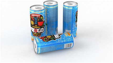 D Model Beverage Can Frugo Wild Punch Ml Turbosquid