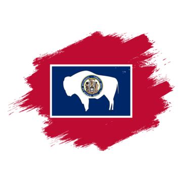 Wyoming State Silk Flag Usa Flag State Vector, Usa, Flag, State PNG and ...