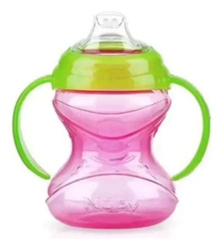 Copo Infantil Transi O Al A Bico De Silicone Ml Nuby