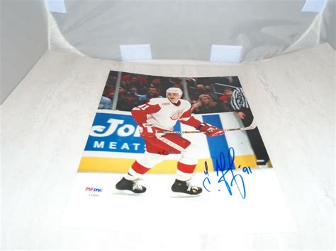 Sergei Fedorov Autographed Memorabilia Signed Photo Jersey