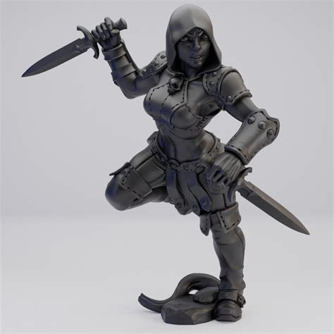 Hot Goblin ローグC ミニチュア ホットゴブリン 二刀流の暗殺者