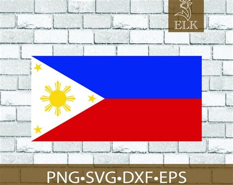 Philippines Flag Sun Svg Philippine Flag Svg Filipina Filipino Cut