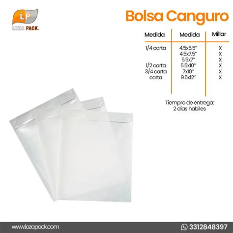 Bolsa Tipo Canguro Lozapack