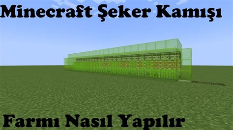 Minecraft Şeker Kamışı Farmı Nasıl Yapılır Saatte 400 İTEM YouTube