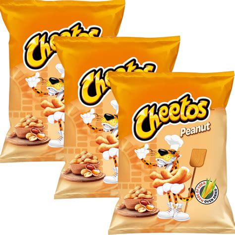 Cheetos Orzech Chipsy Chrupki Orzechowe 3x 140g 13345263565