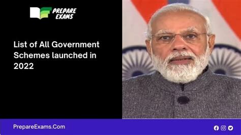 List Of All Government Schemes Launched In 2022 Prepareexams