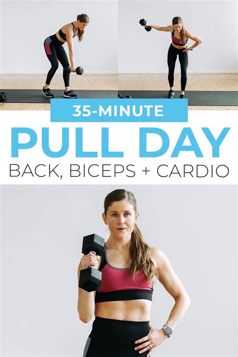 A 30 Minute PULL WORKOUT At Home Targeting Your BACK And BICEP MUSCLES